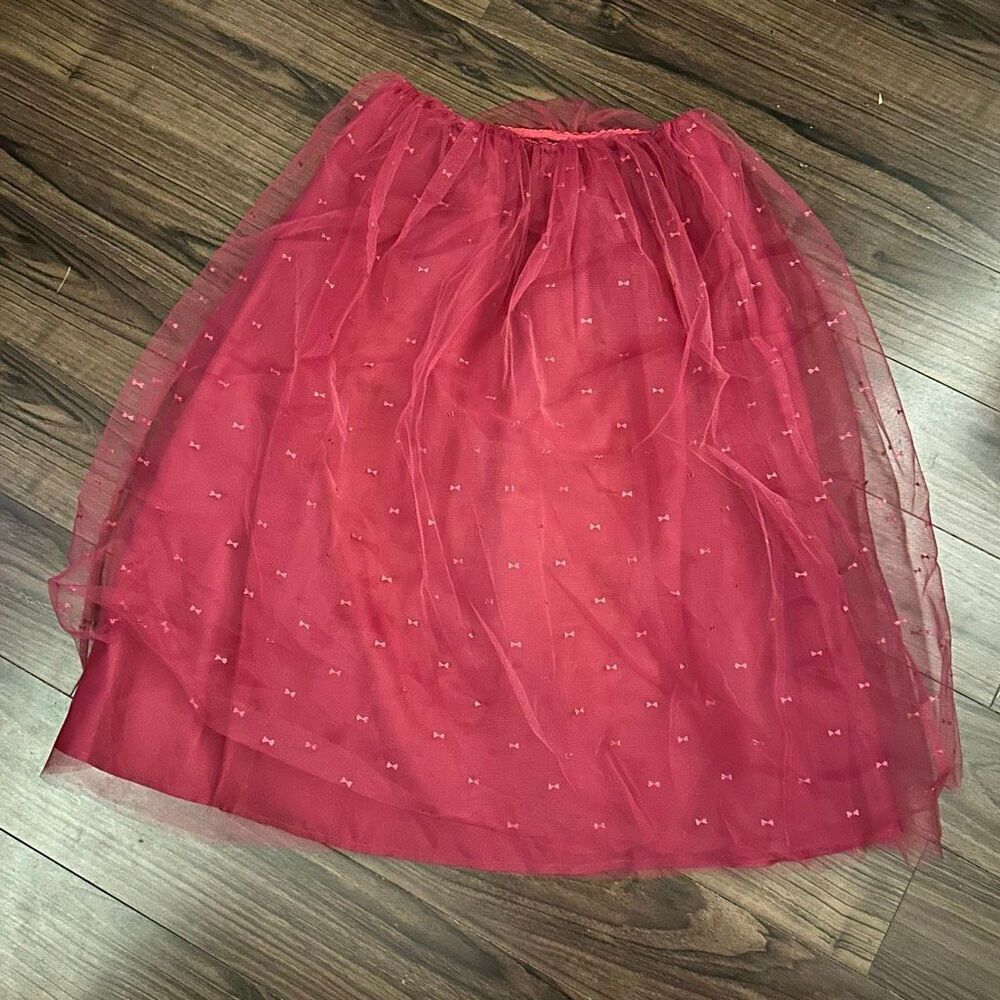 NWT Janie and Jack Juno Valentine by Janie and Jack red tulle skirt 12